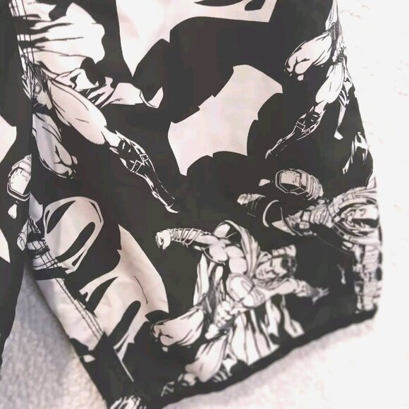 DC Comics Batman vs Superman Dawn Of Justice 2016 Swim Trunks Shorts Mens Medium - Picture 4 of 10